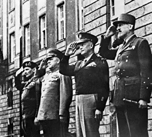 Eisenhower: Opening of the Allied Control Council in Berlin, Germany