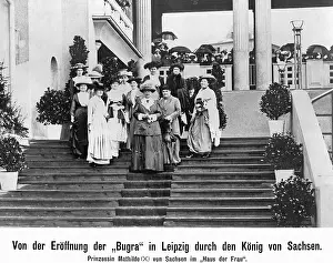 Fuer: Opening of the Bugra in Leipzig, 1914
