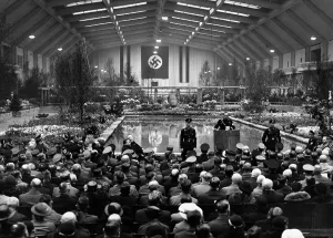 Pastime: Opening ceremony of the Flower Show at the Kaiserdamm, 1936
