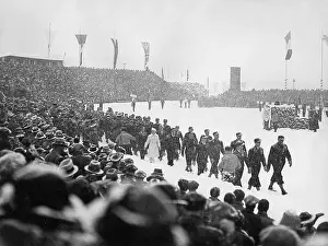 Henie: Opening ceremony of the Olympic games at Garmisch-Partenkirc
