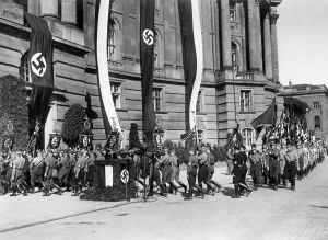 Aula: opening ceremony of the Prussian NS-council, 1933