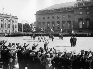 Aula: opening ceremony of the Prussian NS-council, 1933