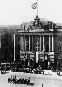 Aula: opening ceremony of the Prussian NS-council, 1933