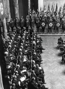 Diplomatists: opening ceremony of the Prussian NS-council, 1933