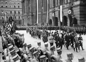 Univerity: opening ceremony of the Prussian NS-council, 1933