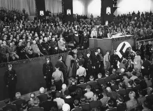 Afterwards: Opening ceremony of the Ralley of Victory, 1933