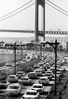 Narrows: An opening day traffic jam on the Verrazano-Narrows ?