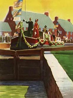 Cheered: Opening Erie Canal