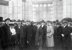 Exhibtion: Opening of an exhibition in Berlin, 1918