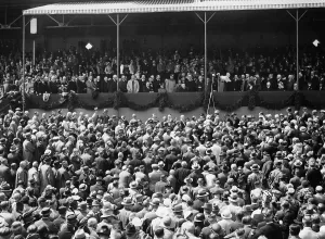 Kaiserdamm: Opening of an exhibition at Kaiserdamm in Berlin, 1933