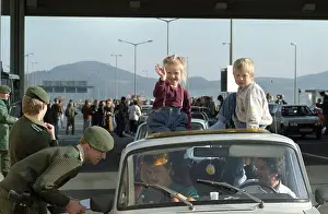 Eightieth: Opening of German-German border 1989