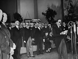 Schacht: Opening of the German pavilion at the World Exhibition in Pa