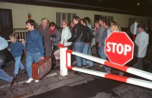Schild: Opening of inner German border - Berlin