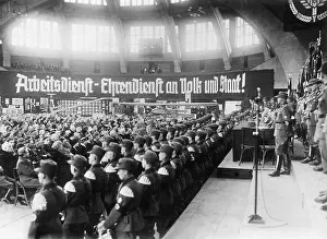 Brueckner: Opening of the Labour Service exhibition in Wroclaw