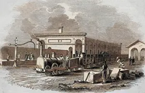 Opening of a line to Cambridge 1845