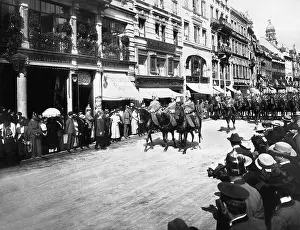 Cuirassiers: Opening of Parliament in Munich, 1907