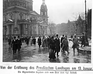 Officially: Opening of the Prussian Landtag, 1899