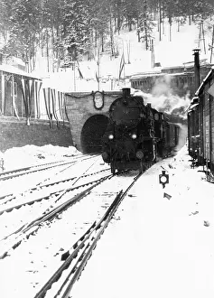 Semmering: Opening of second Semmering tunnel 1952