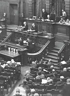 Litzmann: Opening session of the new Reichstag, 1932