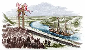 Leslies: Opening of Suez Canal, 1869