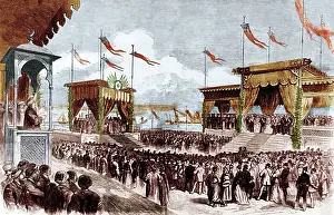 Leslies: Opening of Suez Canal, 1869