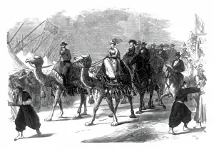 1869: Opening of Suez Canal, Empress Eugenie, 1869