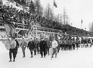 Moritz: Opening of the Winter Games in St. Moritz, 1928