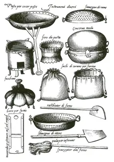 Bartolomeo: Opera of Bartolomeo Scappi, Utensils