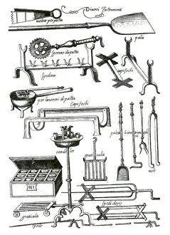Cookery: Opera of Bartolomeo Scappi, Utensils