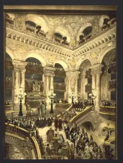 The Opera House, the inauguration of the opera, Paris, Franc