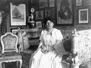 Thoughtful: Opera singer Emmy Destinn, 1907