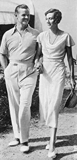 Antibes: Opera singer Lawrence Tibbett at Cap D'Antibes