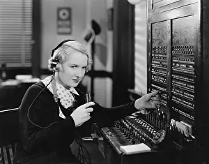 Headsets: Operator assistance at the telephone switchboard