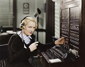 Headsets: Operator assistance at the telephone switchboard