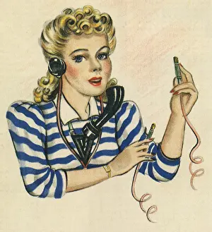 Switchboard: Operator with Switches