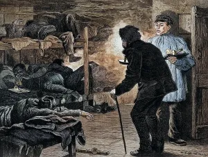 Smokers: Opium Den, London, 1880