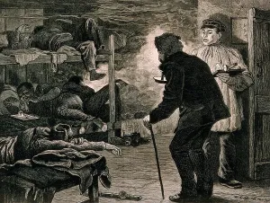 Photo Researchers: Opium Den, London, 1880