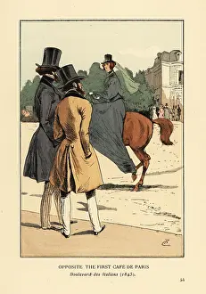 Octave: Opposite the first Cafe de Paris, Boulevard des