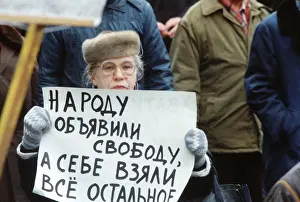 Manege: Opposition in Manege Square, 1992
