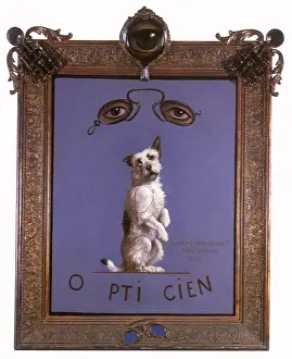 Eyesight: Optician's Sign (O Pti Cien), by Gerome