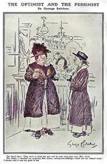 Allowance: The Optimist & the Pessimist by George Belcher, WW1