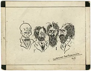 Ranstead: Optimist and pessimists - postcard by George Ranstead