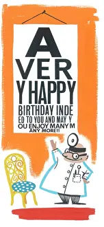 Indeed: Optometrist with Birthday Greetings sight test