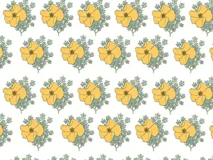 Tess Hines Designs: Orange floral design