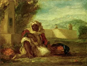 Delacroix: An Orange Seller, by Delacroix