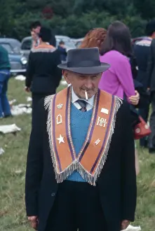 Loyalist: Orangeman at a parade, Northern Ireland