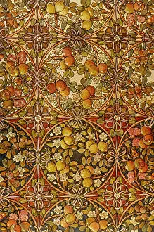 Oranges: Oranges and lemons abstract art deco design