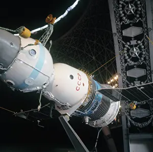 Orbital space station in VDNKh exhibition centre, 1970