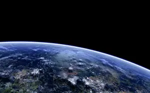 Curve: Orbitshot of an extraterrestrial planet