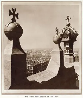 Feb23: The orbs and crown of Big Ben - 1937 Coronation